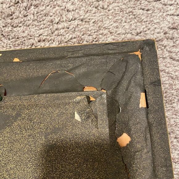 Children With Ball Oil Painting Original Artist Qai 1974-1976 M. Field's Chicago - Picture 12 of 15